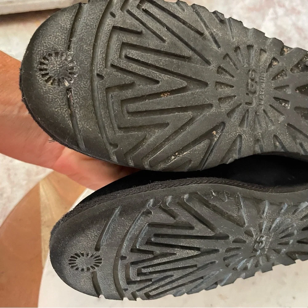 UGG Lo Pro Suede Button Foldover Boot